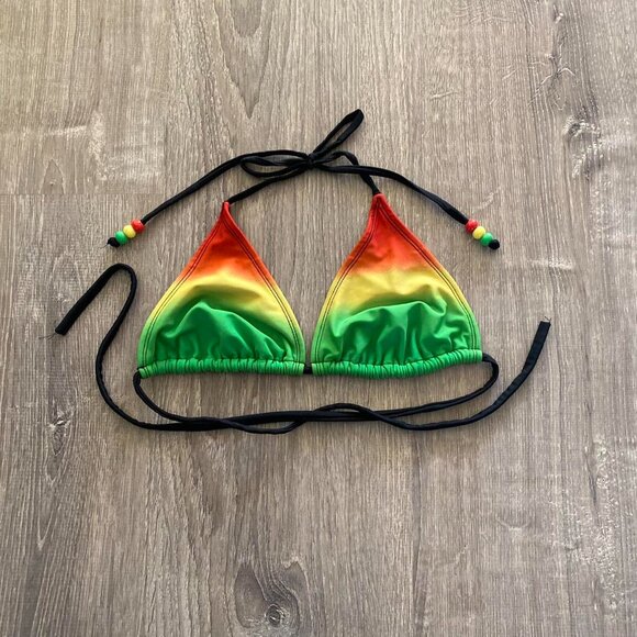 reggae y2k triangle bikini top - Picture 4 of 4